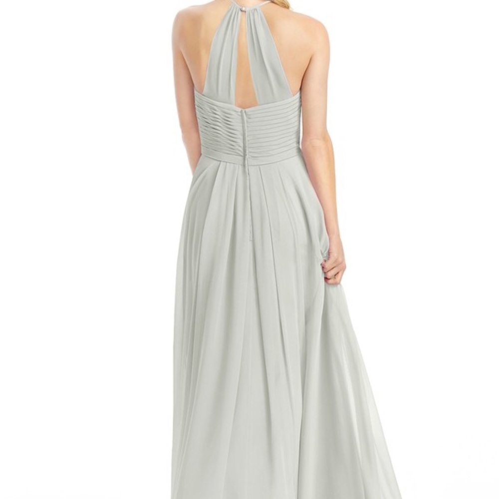 Azazie Ginger Silver Size 8